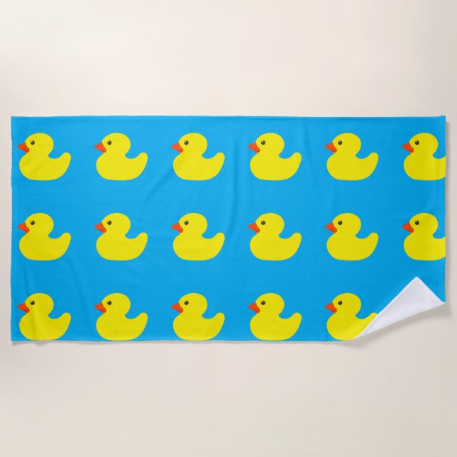 Serviette De Plage Rubber Duck Beach Towel (Devant)