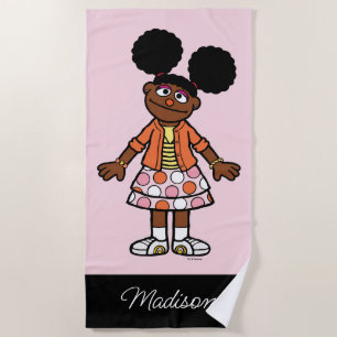 Serviette De Plage Rue Sésame   Gabrielle Ajouter Votre Nom