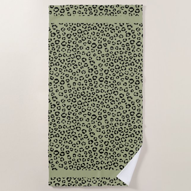 Serviette De Plage Saged Leopard (Devant)