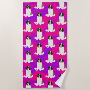 Serviette De Plage Saint Bernard