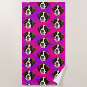 Serviette De Plage Saint Bernard