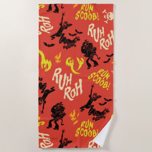 Serviette De Plage Scooby-Doo   Ruh Roh Run Scoob ! Motif