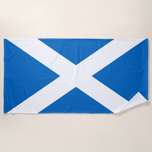 Serviette De Plage Scotland flag Beach Towel (Devant)