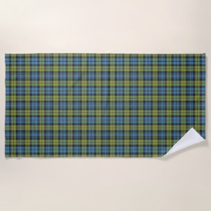 Serviette De Plage Scottish Accents Campbell Family Tartan