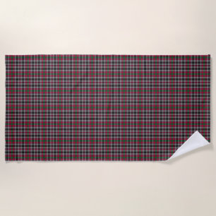 Serviette De Plage Scottish Accents Clan Borthwick Tartan