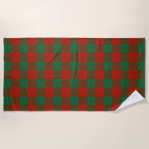 Serviette De Plage Scottish Accents Clan Erskine Tartan