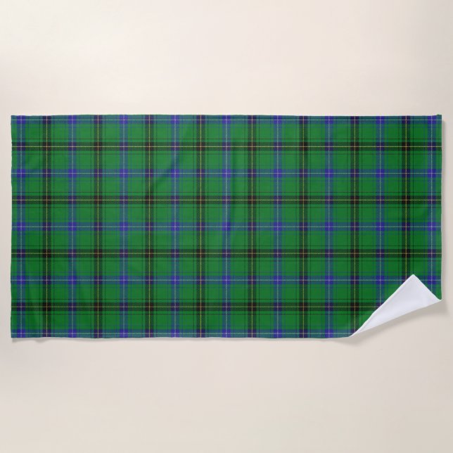 Serviette De Plage Scottish Accents Clan Henderson Tartan (Devant)