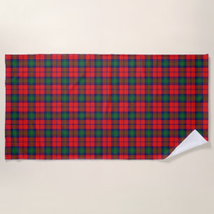 Serviette De Plage Scottish Accents Clan Lindsay Tartan