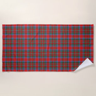 Serviette De Plage Scottish Accents Clan MacBean Tartan