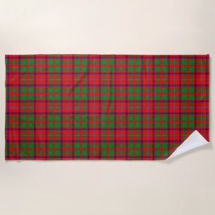 Serviette De Plage Scottish Accents Clan Shaw Tartan