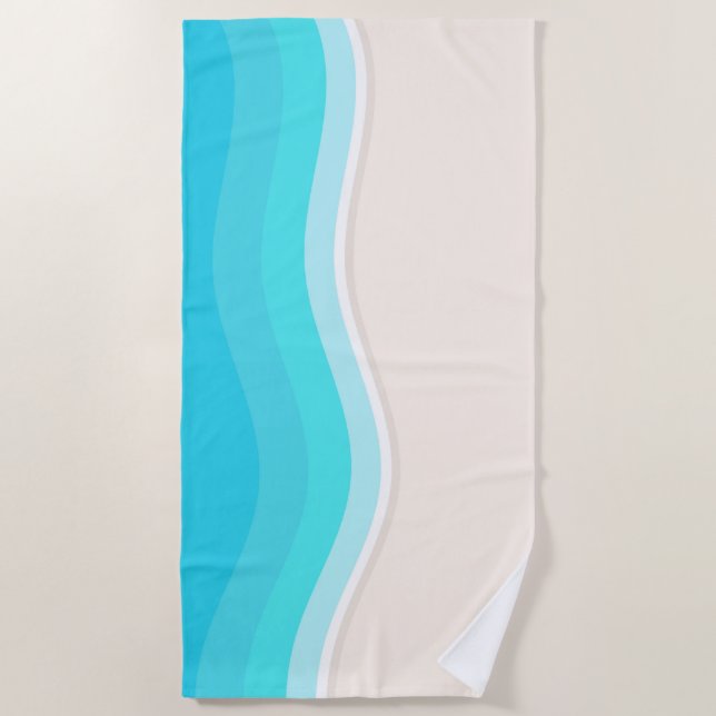 Serviette de plage Sea wave (Devant)