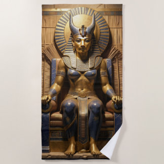 Serviette De Plage Sekhmet – Déesse de guerre à tête de lion