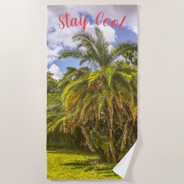 Serviette De Plage Sénégal Date Palm Beach Towel (Devant)