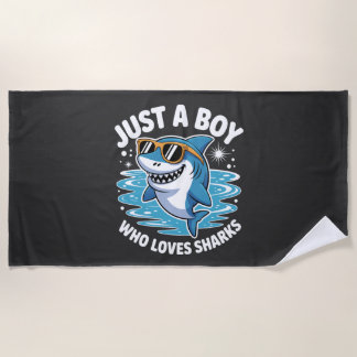 Serviette De Plage Shark Funny Quote 
