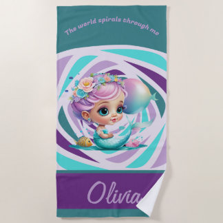 Serviette De Plage sirène