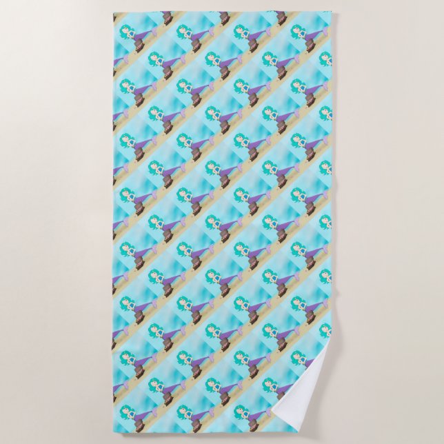 Serviette De Plage Sirènes (Devant)