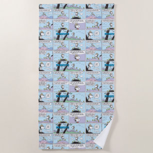 Serviette De Plage Snoopy & Friends   Aller Randonnée