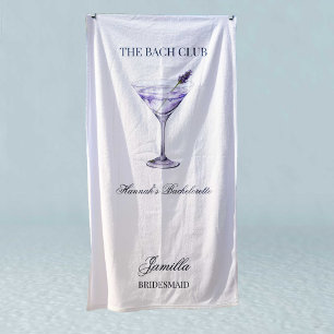 Serviette De Plage Social Club Lavender Cocktail The Bach Girls Trip