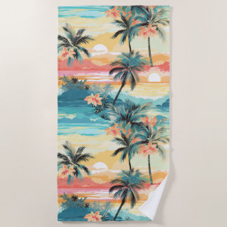 Serviette De Plage Soft Island Horizon