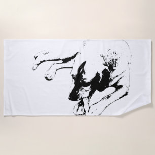 Serviette De Plage Soleil, sable et corde