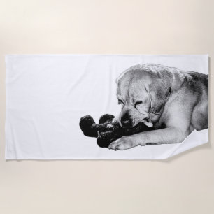 Serviette De Plage Soleil, sable et loyauté