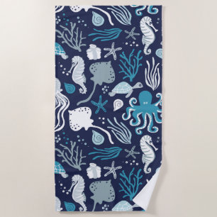 Serviette De Plage Sous la mer