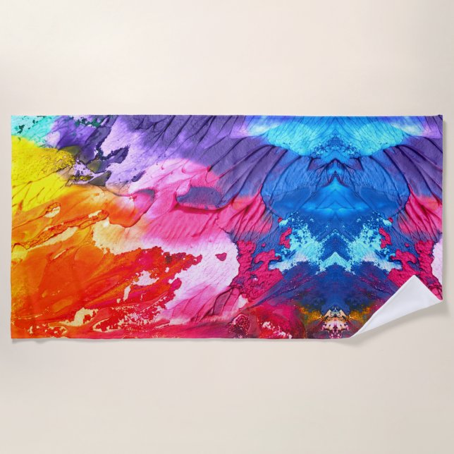 Serviette De Plage Splash (Devant)