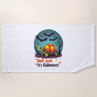 Serviette De Plage Spooky Shell Surprise Turtle