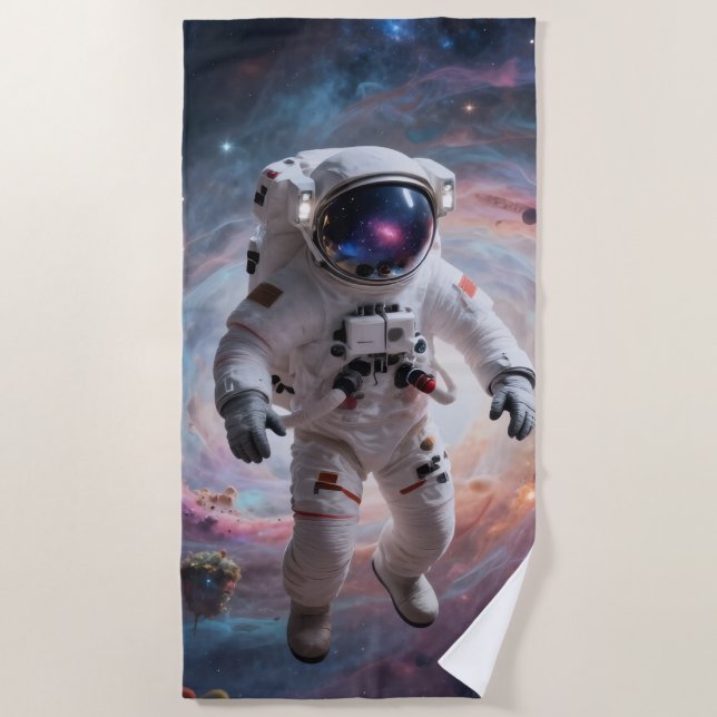 Serviette De Plage Sternenpfad – Voyage à travers l'univers (Devant)