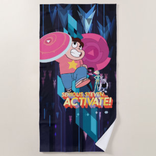 Serviette De Plage Steven Universe   Sérieux Steven... Activez !