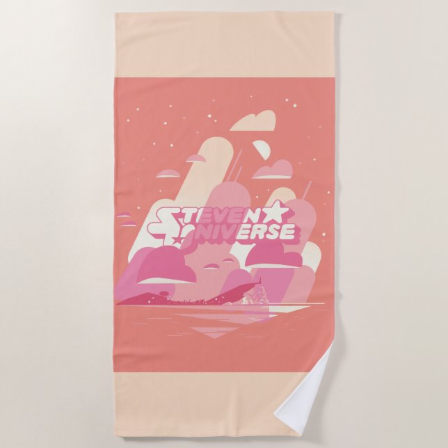Serviette De Plage Steven Universe | Ville de plage (Devant)