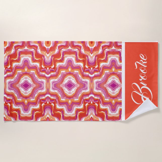 Serviette De Plage Subtle Community Lesbian Pride Drapeau Plage Servi (Devant)