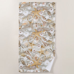 Serviette de plage Summer Shells