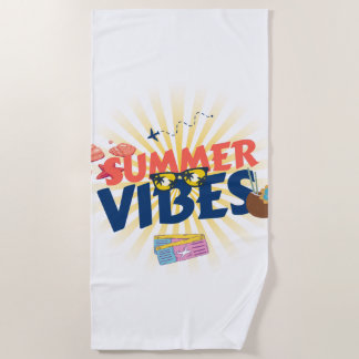 Serviette De Plage Summer Vibes – Tropical Getaway