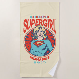 Serviette De Plage Supergirl Drame Gratuit Dans Ma Ville