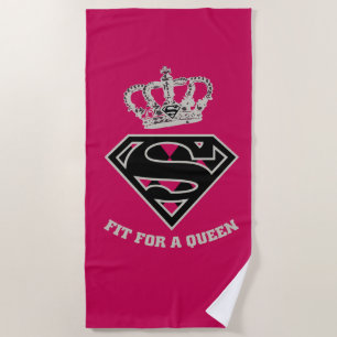 Serviette De Plage Supergirl S-Shield "Adapté Pour Une Reine"