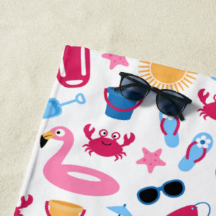 Serviette De Plage Sur la plage