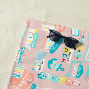 Serviette De Plage Sur le rivage NJ Beach Thème