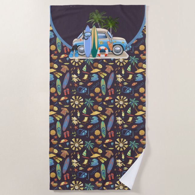 Serviette De Plage Surfers Beach Towel (Devant)