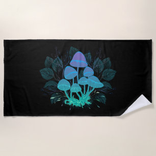 Serviette De Plage Tabourets dans Bushes