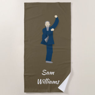 Serviette De Plage Tai Chi