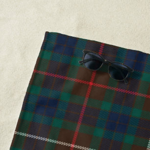 Serviette De Plage Tartan de chasse Fraser Plaid Clan Écossais
