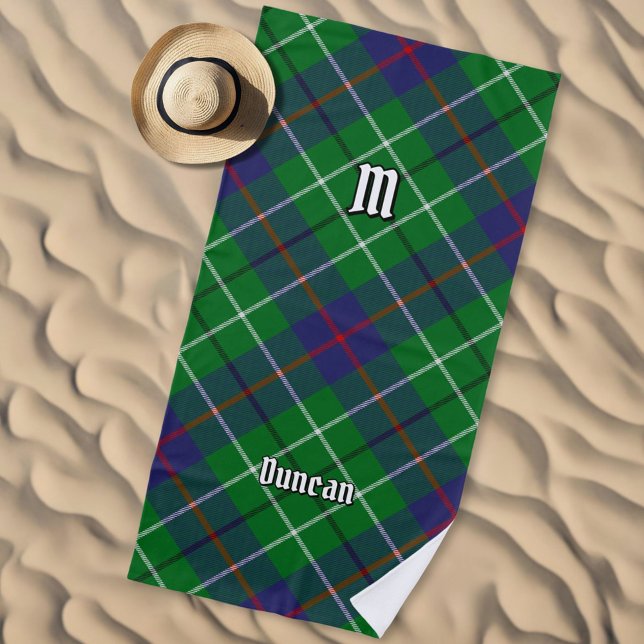 Serviette De Plage Tartan du clan Duncan (Créateur téléchargé)