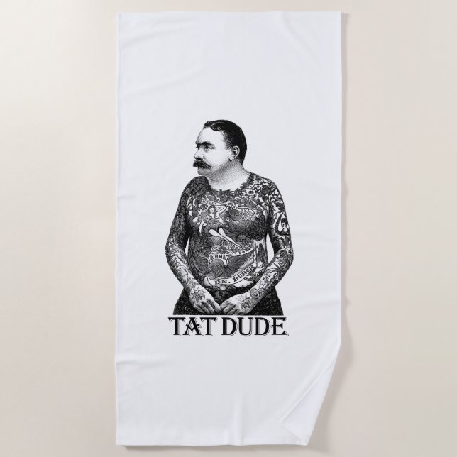 Serviette De Plage Tat Dude (Devant)