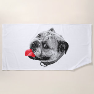 Serviette De Plage Tawny Bulldog