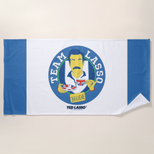 Serviette De Plage Ted Lasso   Team Lasso Tea Iconic Avatar