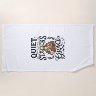 Serviette De Plage Tee graphique Jésus bibliothécaire Art chrétien_1