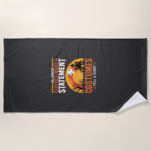 Serviette De Plage Tenues de Halloween Déclaration Conception de Mais