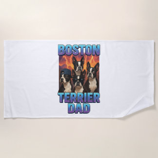 Serviette De Plage Terrier de Boston
