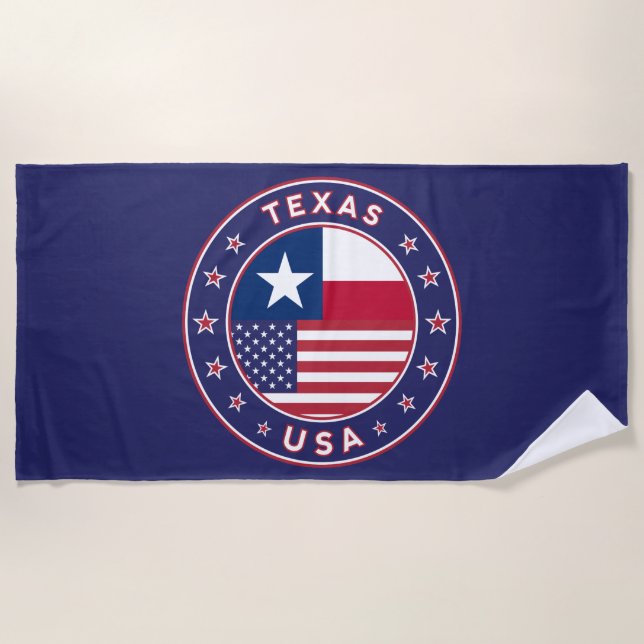 Serviette De Plage Texas (Devant)